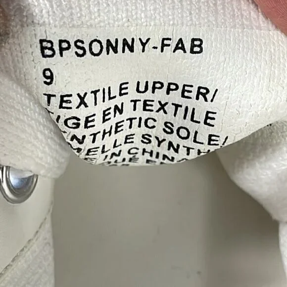 New BP Sonny Fab Platform Sneaker in Pastel Tie Dye Rainbow Sz 9 - Picture 10 of 10